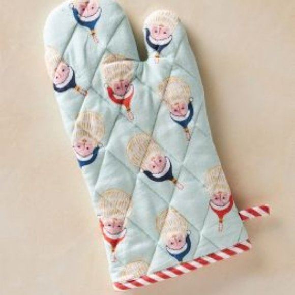 Anthropologie Other - George & Viv Kris Kringle Oven Mitt